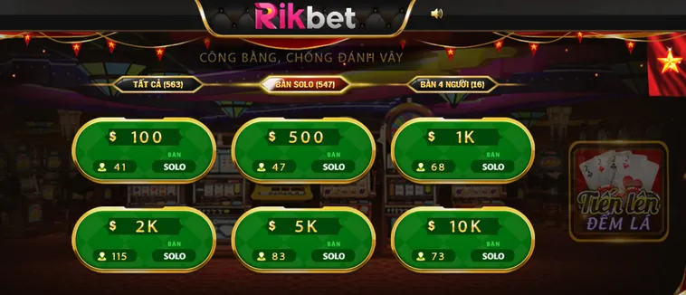 Hướng Dẫn Chơi Tiến Lên Đếm Lá tại RikBet Chinh Phục Mọi Đối Thủ Cạnh Tranh