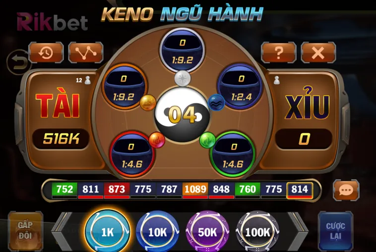Keno Mini Tại RikBet Hướng Dẫn Chơi Quay Số Nhanh Đỉnh Cao Cho Cao Thủ
