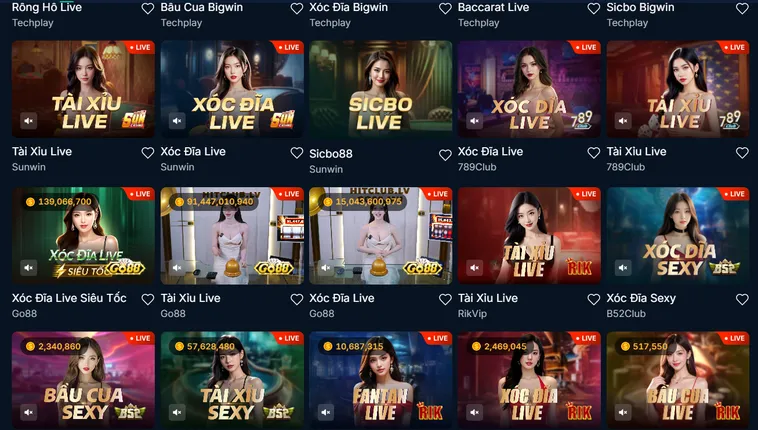 Kho Game Khổng Lồ Tại Sảnh Live Casino RikBet Trải Nghiệm Sòng Bài Trực Tuyến Đẳng Cấp Thế Giới