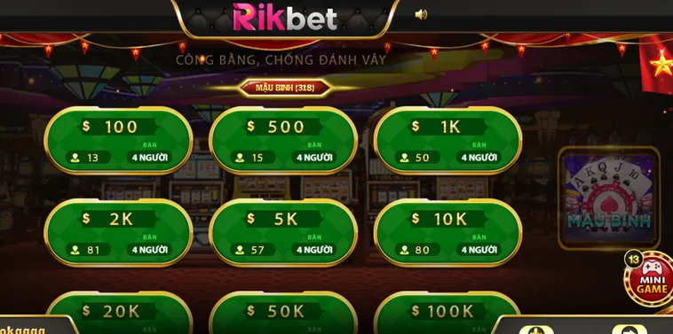 Hướng Dẫn Chơi Mậu Binh Tại RikBet Đỉnh Cao Cho Các Tay Chơi Chuyên Nghiệp
