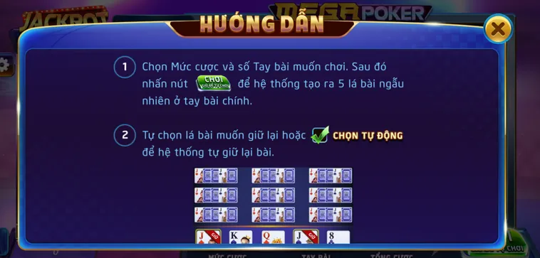 Mega Poker Tại RikBet Đỉnh Cao Giải Trí Với Cơ Hội Trúng Jackpot Khổng Lồ