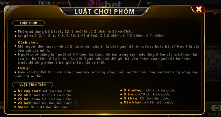 Hướng Dẫn Chơi Phỏm Tại RikBet Giành Chiến Thắng Tuyệt Đối