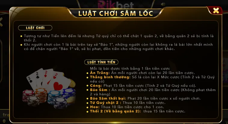 Sâm Lốc Tại RikBet Sân Chơi Dành Cho Những Cao Thủ Bài Cào Tốc Độ