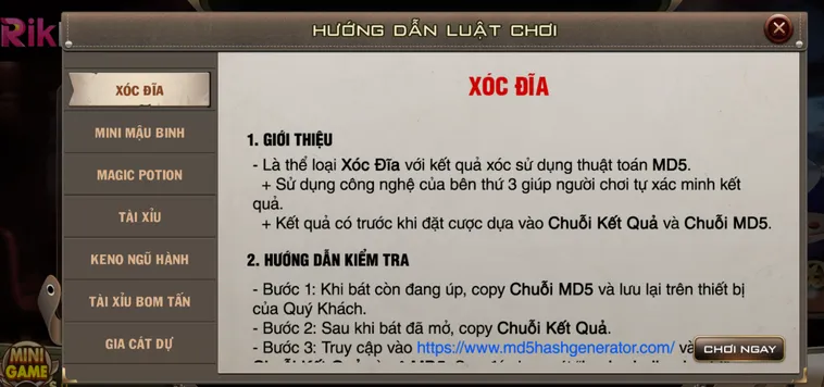 Trải Nghiệm Đỉnh Cao Với Quay Số Xóc Đĩa Max Tại RikBet Uy Tín